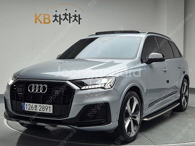아우디 Q7 중고 아우디 Q7 중고차 아우디 중고 은색...--0